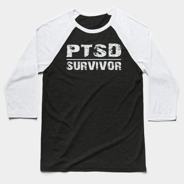 PTSD Survivor Premium T-Shirt Model B Baseball T-Shirt by SheepDog
